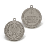 Promotion Antique Silver Old Medal for Memory Decoration Enamel Emblem