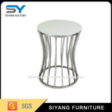 Modern Stainless Steel Side Coffee Table
