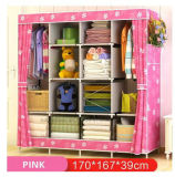 Modern Simple Wardrobe Household Fabric Folding Cloth Ward Storage Assembly King Size Reinforcement Combination Simple Wardrobe (FW-22F)