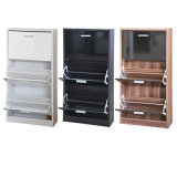 Popular 3 Drawer Wooden Shoe Cabinet Shoe Cabinet Storage
