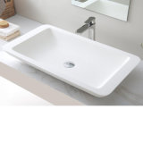 A22 Countertop Artificial Stone Sink Top-Mounted Solid Surface Basin