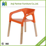 Modern Unadjustable Living Room Chair with PP Plastic Seat and Back (Nalgae)