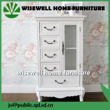 Modern White 5 Drawer Cabinet for Display (W-B-A1010)