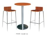 Solid Heavy Duty Stainless Steel 4 Leg Bar Stool Wholesale Tall Bar Stool with Table Set