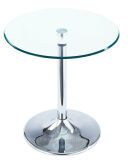 Factory Direct Sale Glass Table with Stainless Steel Leg (C94)