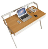 Wooden Office Computer Desk with Cabinet