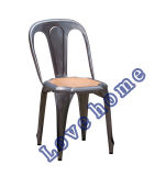 Industrial Armand Plywood Dining Metal Restaurant Coffee Garden Chair