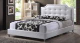 Upholstered Headboard Modern Leather Bed