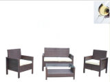 New Style 4PCS Outdoor Brown Rattan Furniture Set