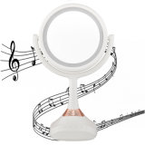 LED Lighted Musical Makeup Mirror with Bluetooth Speaker