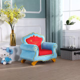 European Hot Sale Solid Wood with Fabric Sofa Set/Children Furniture