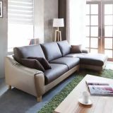 Simple and Scandinavia Style Small Size Leather Sofa Lp517