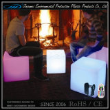Plastic Illuminated Cube Lighting LED Furniture