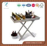 Customized Folded Wooden Retail Display Table for Stores