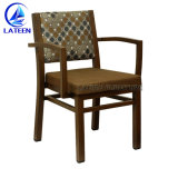 Wood Imitated Chair with Armrest