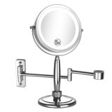3 in 1 Wall Mounted Mirror 7 Inch Makeup Mirror