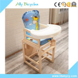 Adjustable Multifunction Wood Baby Dining Chair/Kids Desk High Chair
