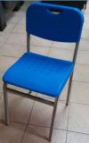 Plastic Leisure Chair with Metal Frame