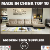 Pure Leather L Shape Furniture Sofa