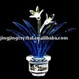 Crystal Orchid Flower Craft for Table Decoration