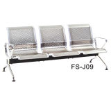 Public Waiting Reception Airport Hospital Park Three Seat Chair (FS-J09-3)