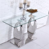2016 Hot Selling Model Clear Glass Console Table