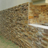 Modern House Decorative Rusty Yellow Slate Wall Stone