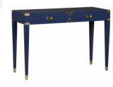 Chinese Lacquered Console Table with Brass Detail Lwd534