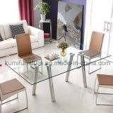 Stainless Steel Simple Style Dinner Table