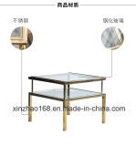 Moden Sample Small Coffee Table with Glass Table
