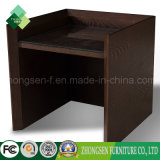 Hotel Bedroom Furniture Nightstands Wood Bedside Table with Glass Top