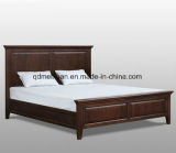 American Country Red Oak Bedroom Double Bed Can Be Customized (M-X3638)
