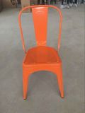 Retro Industrial Cafeteria Replica Stackable Vintage Outdoor Metal Tolics Chair