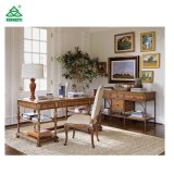 Top Quality Solid Wood Writing Desk, Computer Desk with Chair