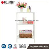 DIY Style White 3 Shelf Home Plastic PP Storage Rack Organization