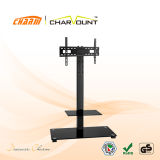 Classial 2 Tiers Tempered Glass TV Stand Cheap TV Stands Sales (CT-FTVS-F202B)
