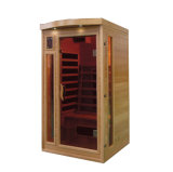 Solid Wood Infrared Sauna for 1 Person
