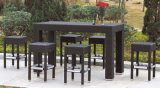 Outdoor Furniture Rattan Bar Stool Set