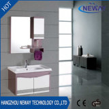 High Gloss PVC Wall French Bathroom Vanity Cabinet