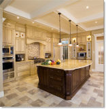 Solid Wood Kitchen Cabinet and Modern Kitchen Furniture Yb-16007