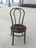 Plastic Dining Chair, Brown Resin Thonet Chair for Restaurant