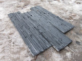 Chinese Natural Black Slim Culture Slate Stacked Stone (SMC-SCP253)