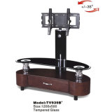 Hotel Walmart Wood Glass TV Stand with Swivel Mount