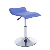 Modern Lift Adjustable Bar Stools Leather Cushion Chair Blue