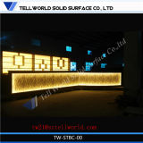 Design Furniture Corian Marble Top Counter Table for Restaurant Furniture