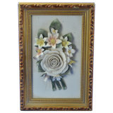 Flower Frame Craft Ceramic 2380