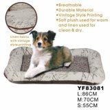 Luxury Fuzzy Stuffing Pet Dog Beds (YF83081)