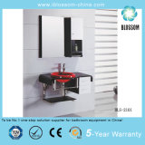 Simple Glass Basin/Glass Washing Basin with Mirror (BLS-2101)