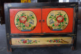 Chinese Antique Furniture Wooden Painted Cabinet Lwb673-2