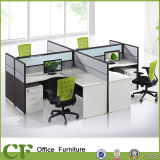 Fabric&Glass Partition Office Computer Staff Table